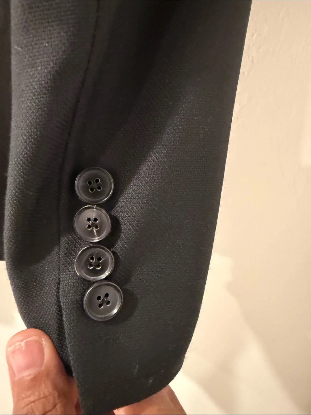 Hugo Boss Black Two-Button Sport Coat with Notch Lapel